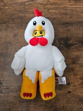 LEGO Chicken Suit Guy 9" Plush Manhattan Top Minifigure Series Stuffed Character